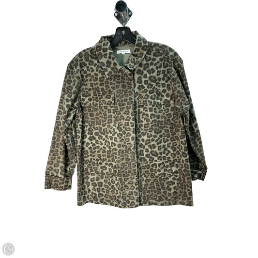 Jacket Other By Good American In Animal Print, Size: M