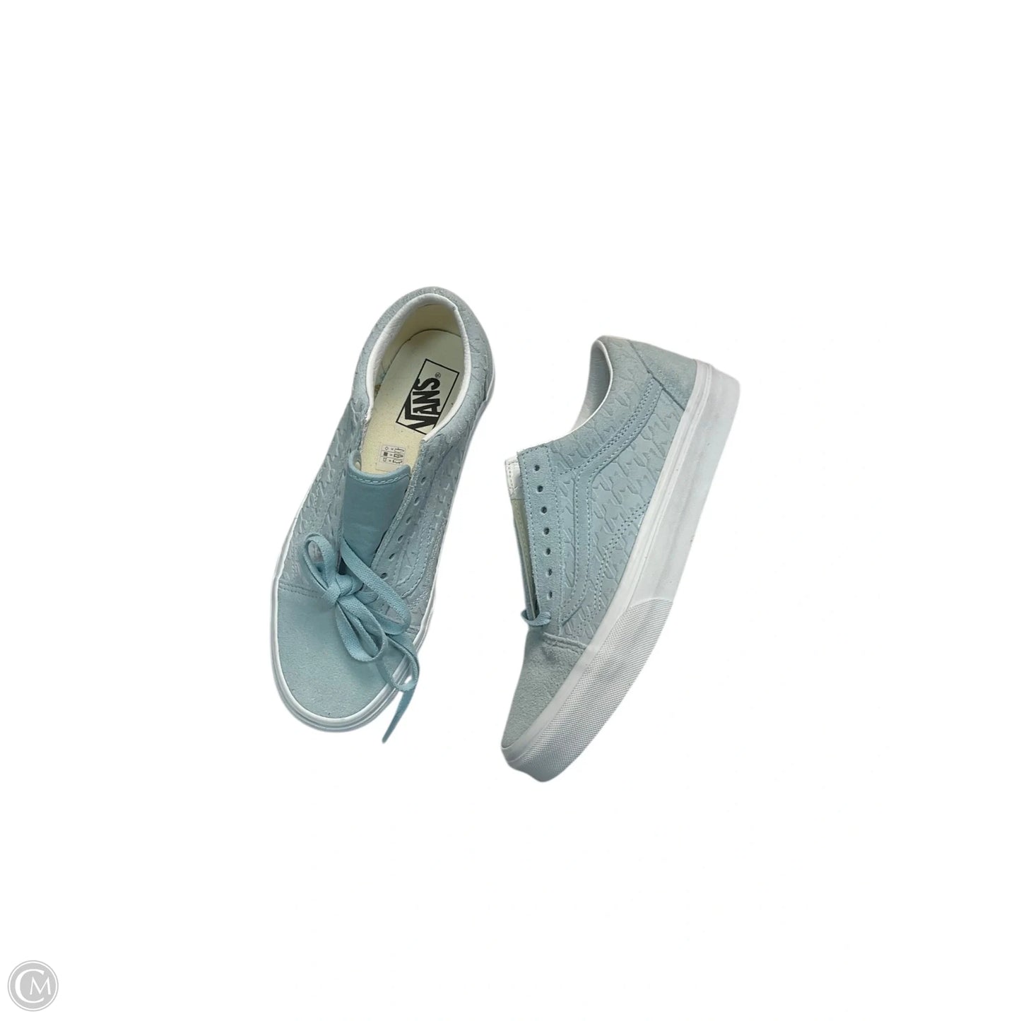 Shoes Sneakers By Vans In Blue, Size: 7.5
