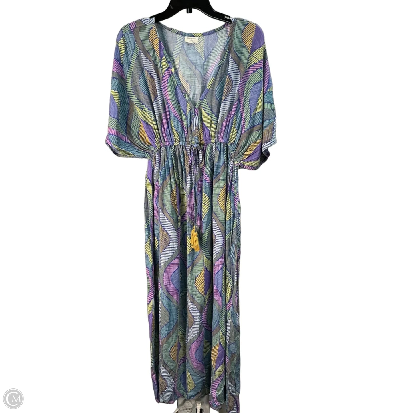 Dress Casual Maxi By World Market In Blue & Purple, Size: L