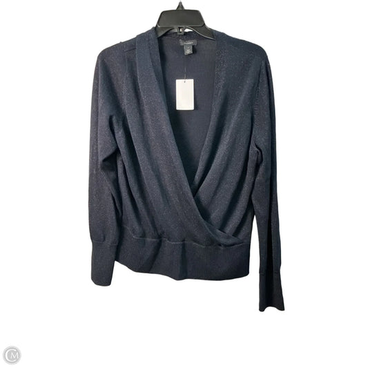 Top Long Sleeve By Halogen In Navy, Size: L
