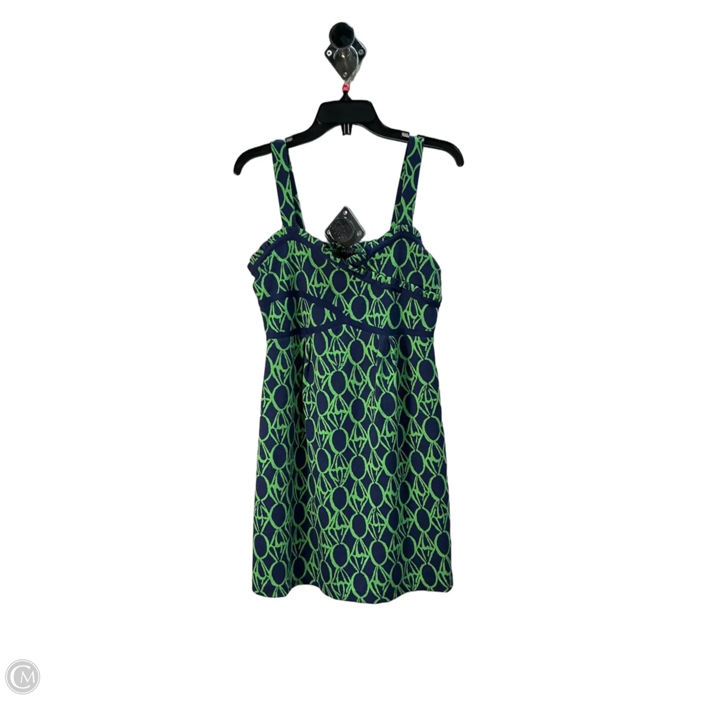Dress Designer By Lilly Pulitzer In Blue & Green, Size: M