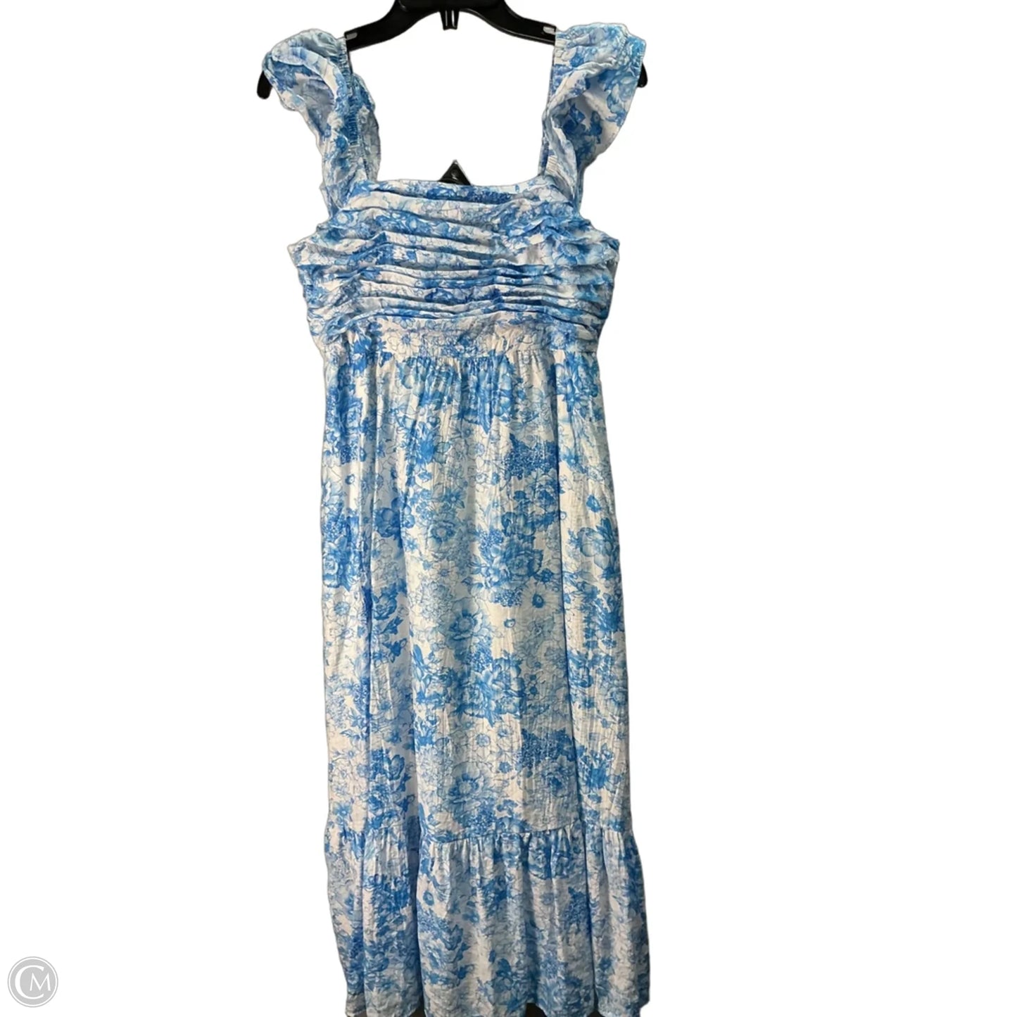 Dress Party Midi By Altard State In Blue & White, Size: S