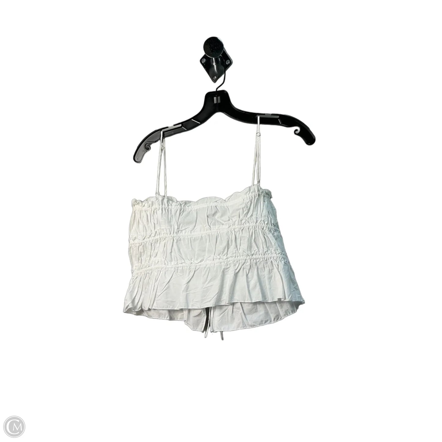 Top Sleeveless By Zara In White, Size: M