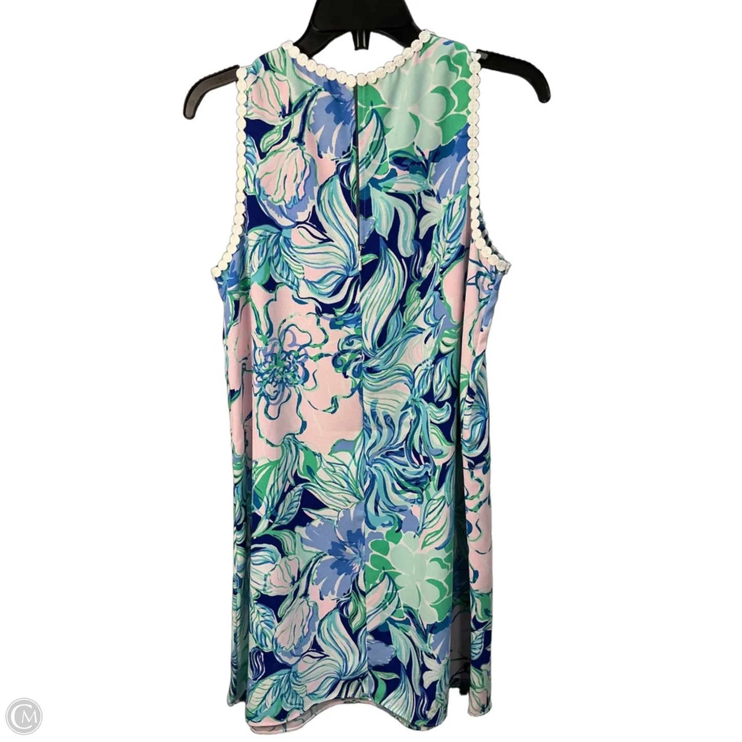 Dress Designer By Lilly Pulitzer In Blue & White, Size: M