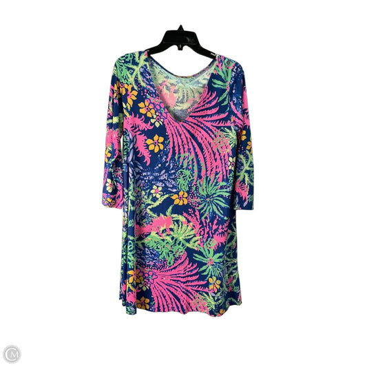 Dress Designer By Lilly Pulitzer In Blue & Pink, Size: M