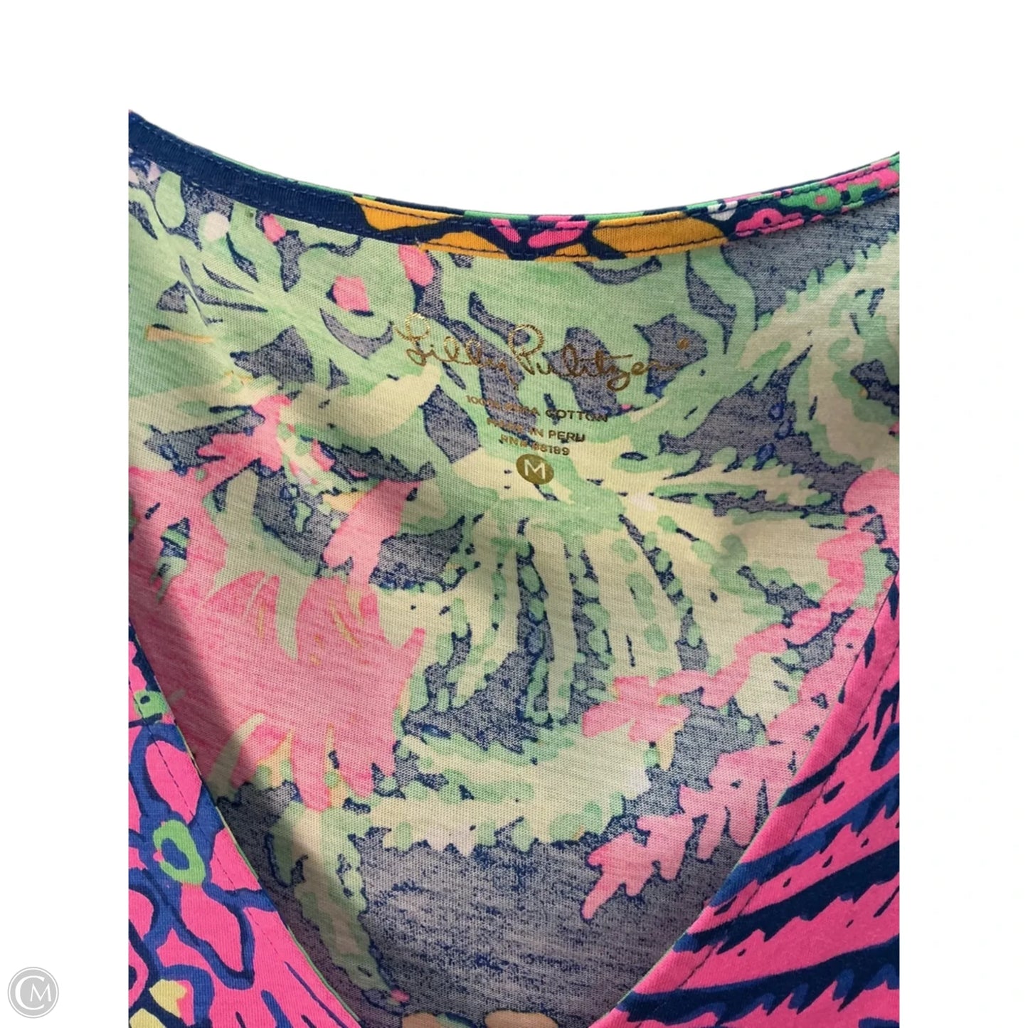 Dress Designer By Lilly Pulitzer In Blue & Pink, Size: M