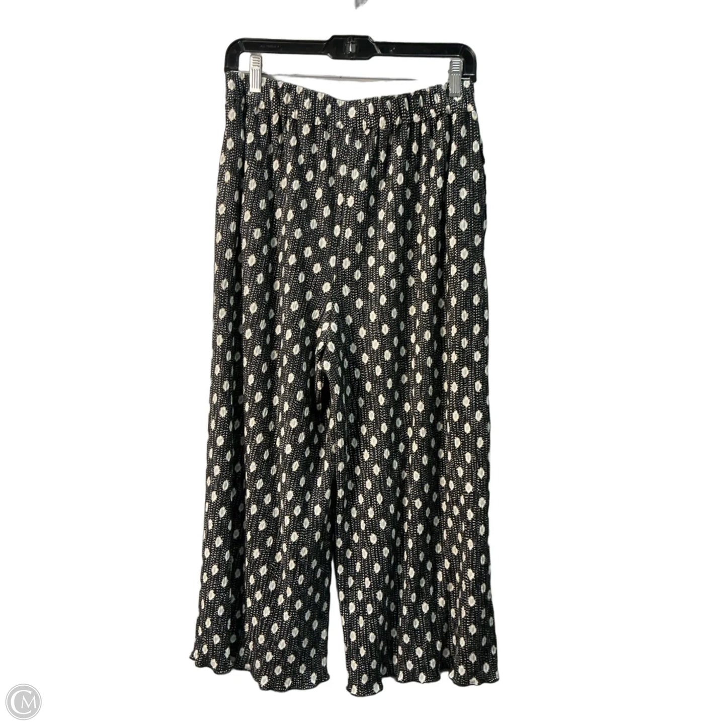 Pants Cropped By Anthropologie In Black & Cream, Size: 4