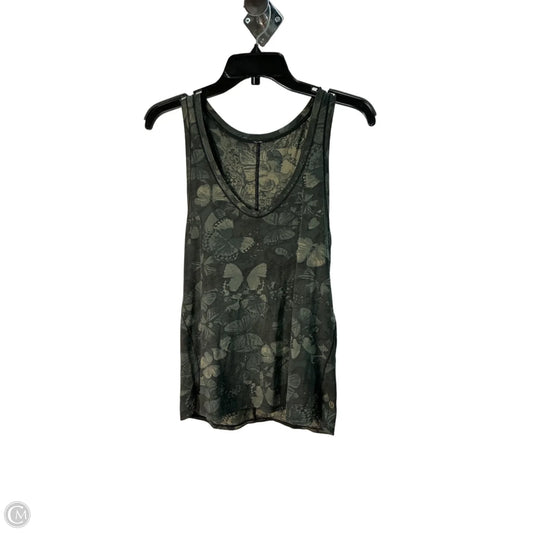 Top Sleeveless Basic By Lululemon In Black & Green, Size: M