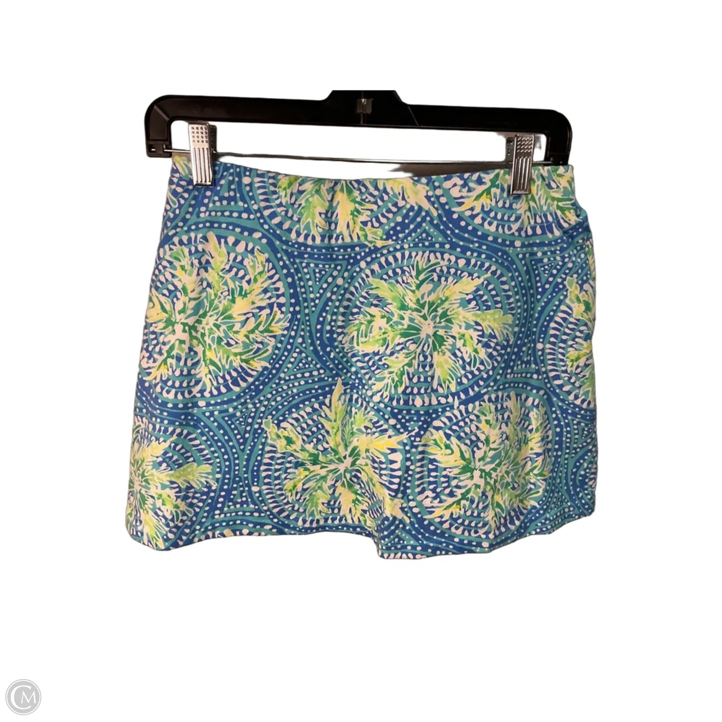 Skirt Designer By Lilly Pulitzer In Blue & Green, Size: 0