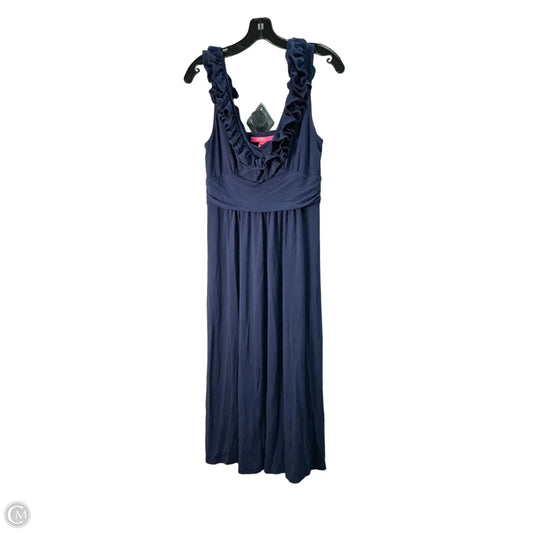 Dress Designer By Lilly Pulitzer In Navy, Size: M