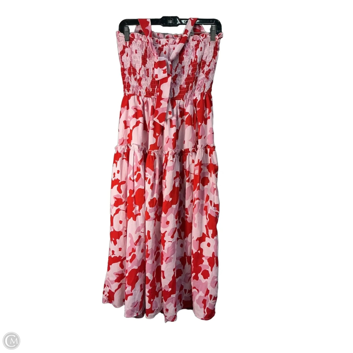 Dress Party Midi By Prettygarden In Pink & Red, Size: M