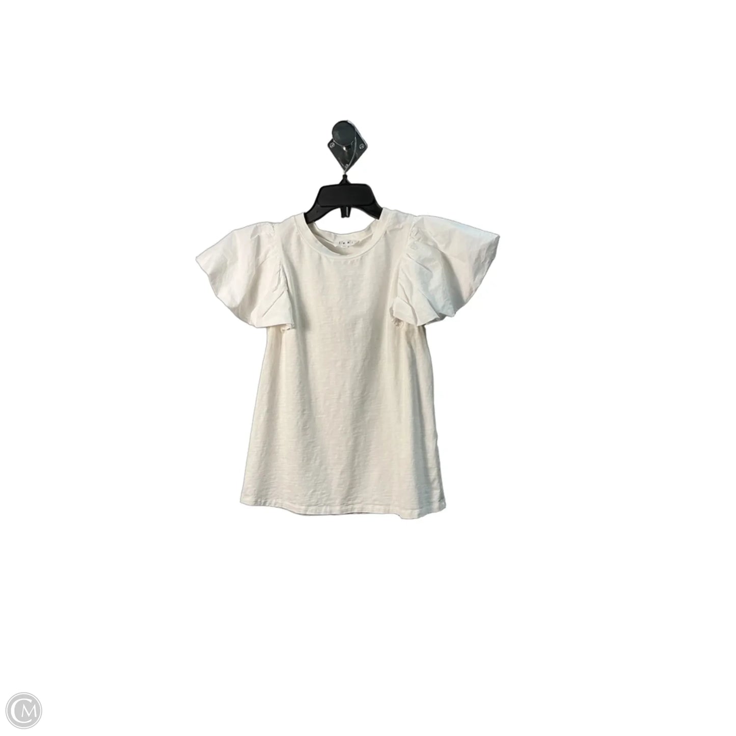 Top Short Sleeve By Thml In White, Size: Xs