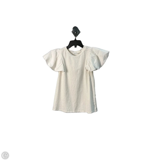 Top Short Sleeve By Thml In White, Size: Xs