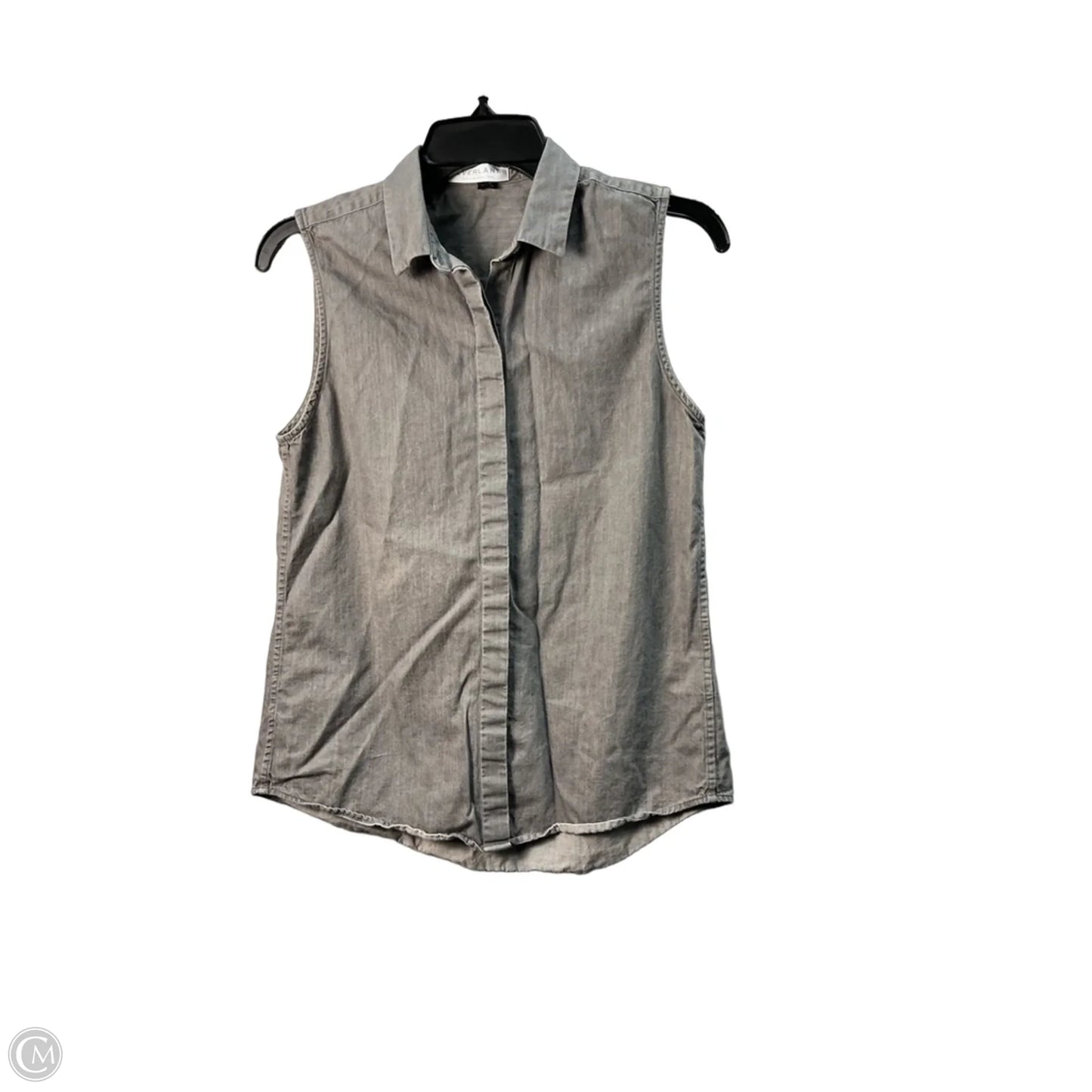 Top Sleeveless By Everlane In Grey, Size: S