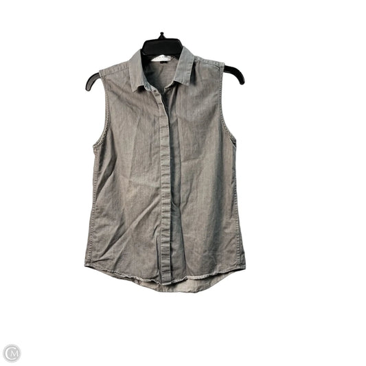 Top Sleeveless By Everlane In Grey, Size: S