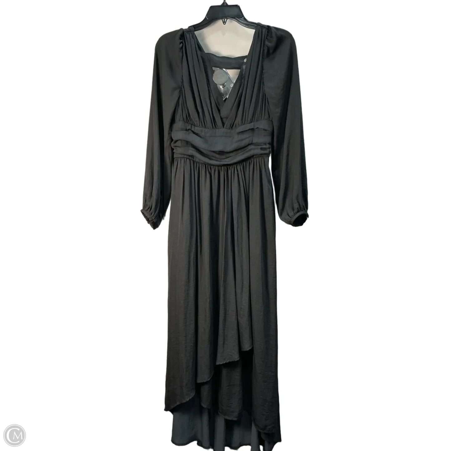Dress Party Midi By Anthropologie In Black, Size: S