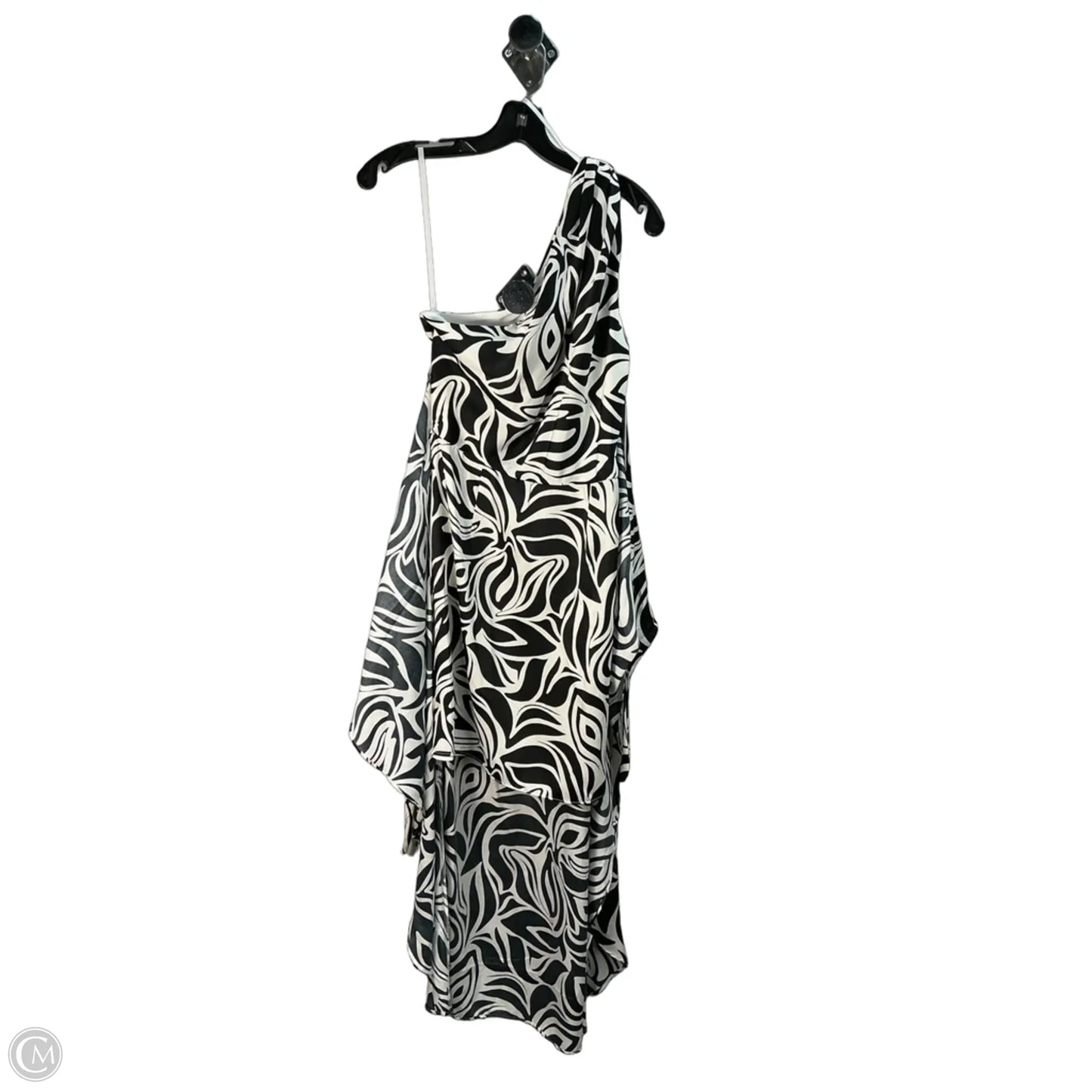 Dress Party Midi By Donna Morgan In Black & White, Size: 4
