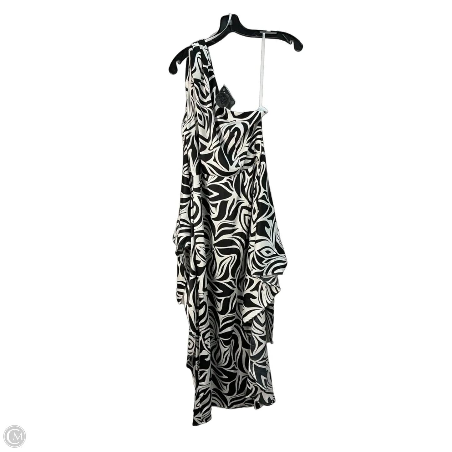 Dress Party Midi By Donna Morgan In Black & White, Size: 4
