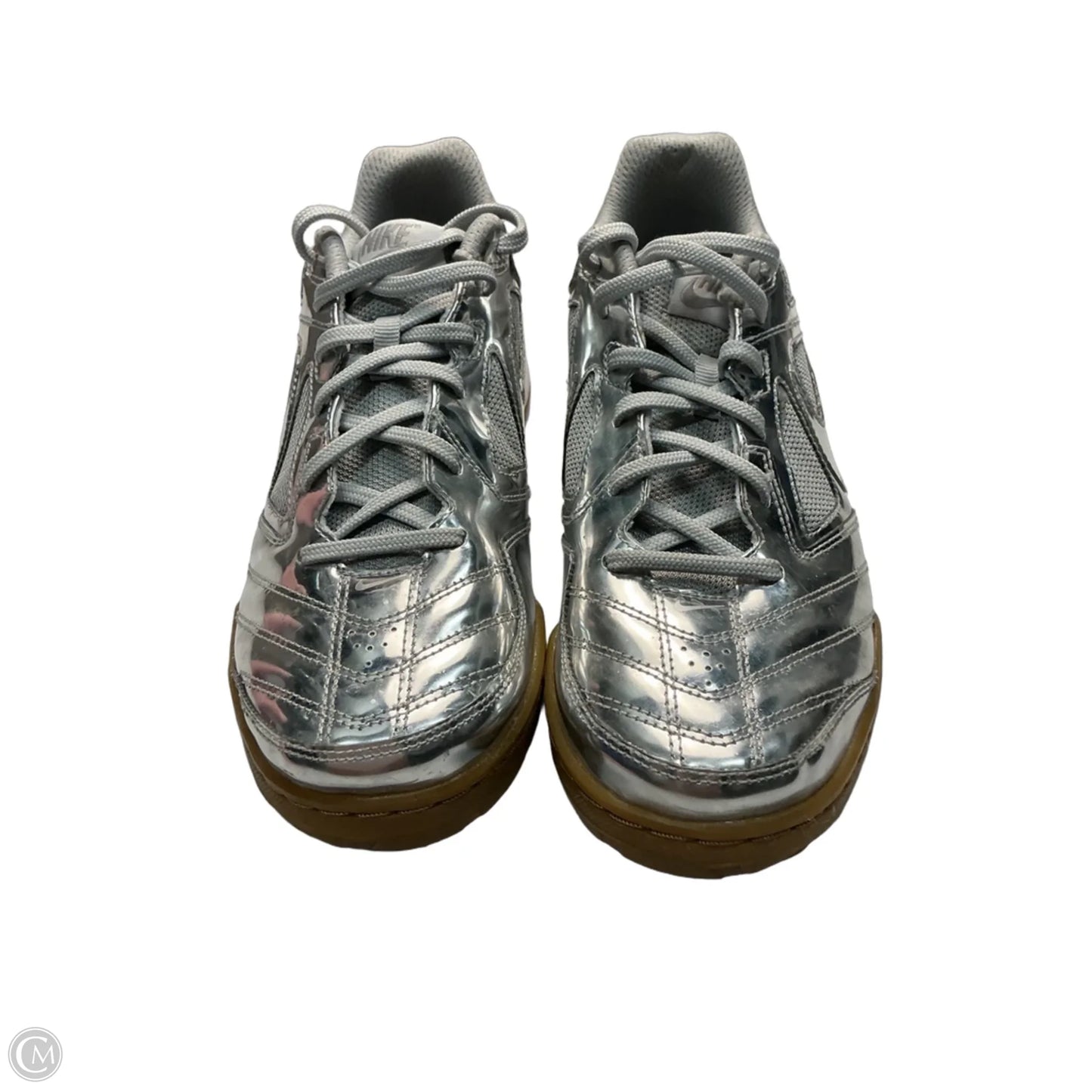 Shoes Athletic By Nike In Silver, Size: 8