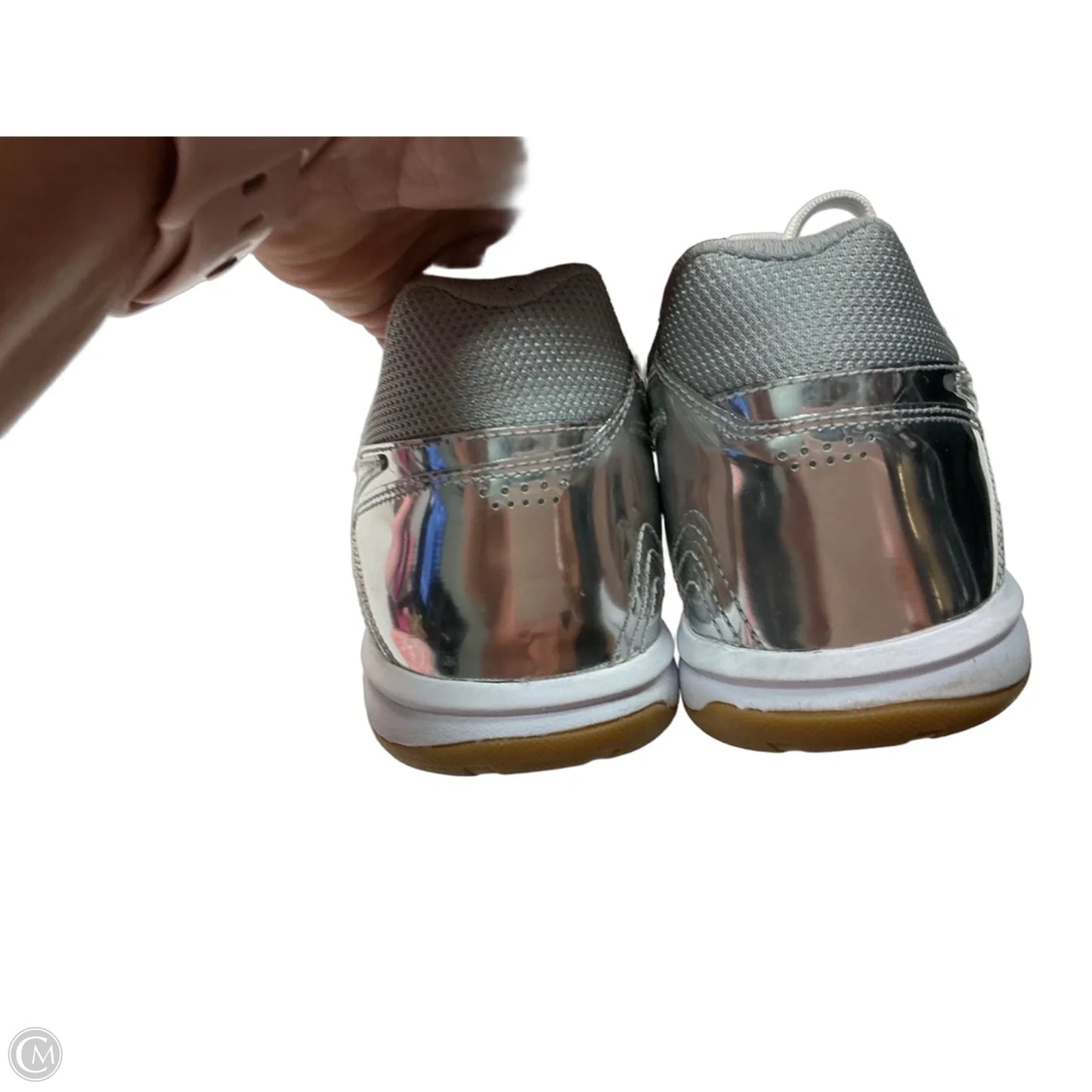 Shoes Athletic By Nike In Silver, Size: 8