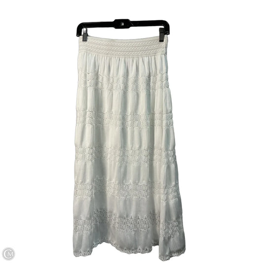Skirt Maxi By Lapis In White, Size: 4