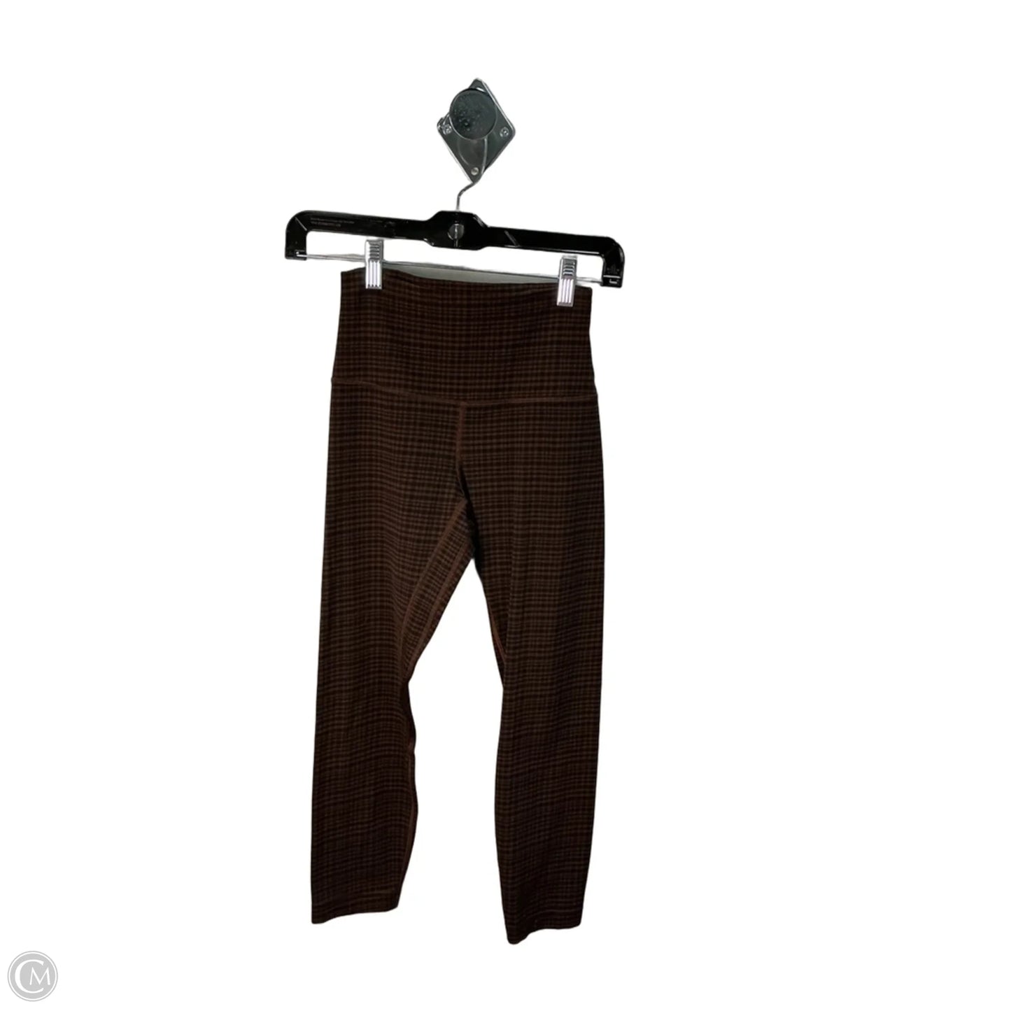 Athletic Leggings By Lululemon In Black & Brown, Size: Xs