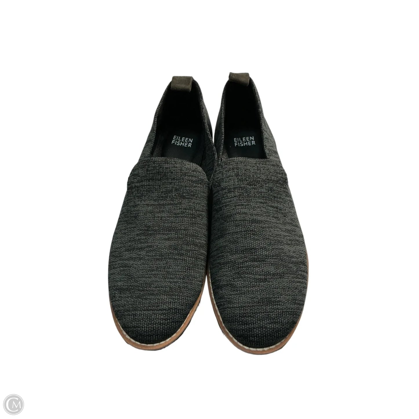 Shoes Flats By Eileen Fisher In Grey & Tan, Size: 9.5
