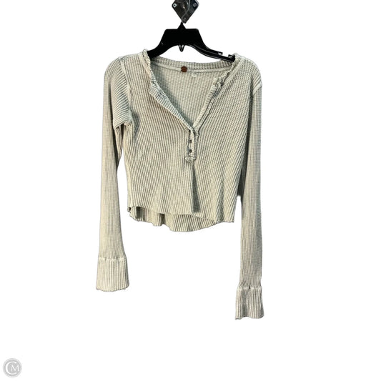 Top Long Sleeve By Free People In Green, Size: Xs