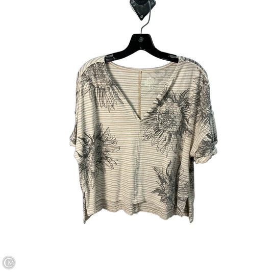 Top Short Sleeve By Pilcro In Beige, Size: S