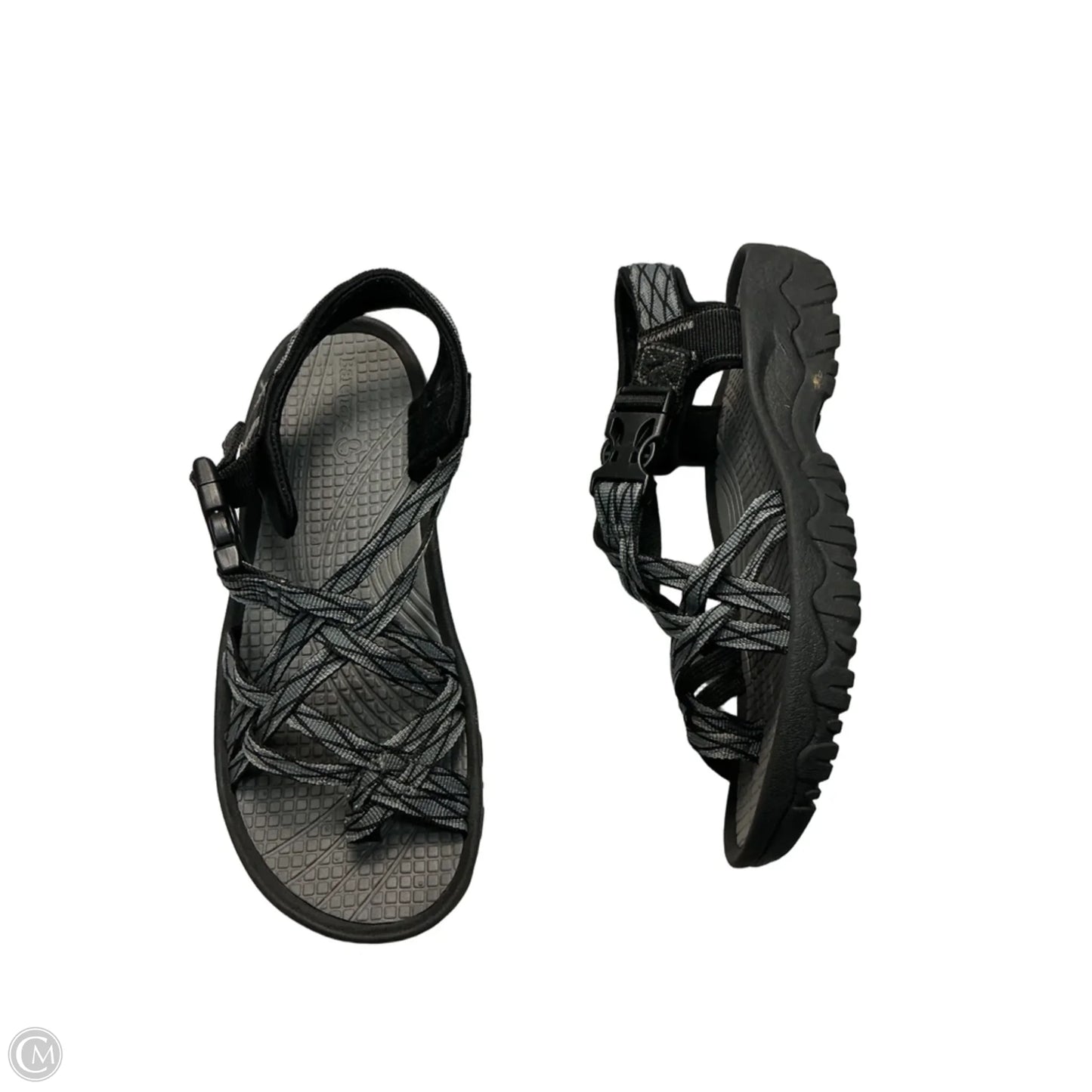 Sandals Flats By Bare Traps In Black, Size: 6