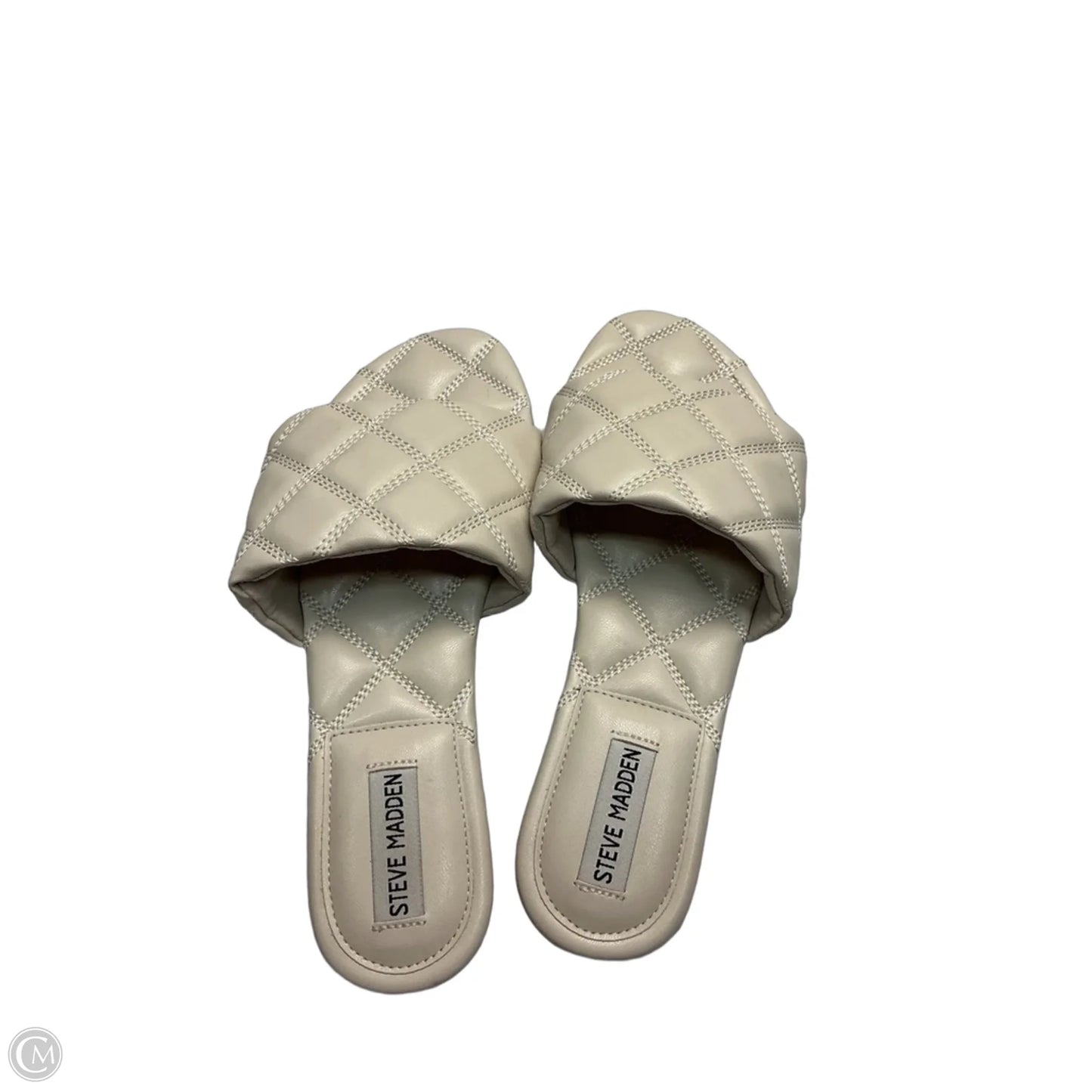 Sandals Flats By Steve Madden In Cream, Size: 8.5