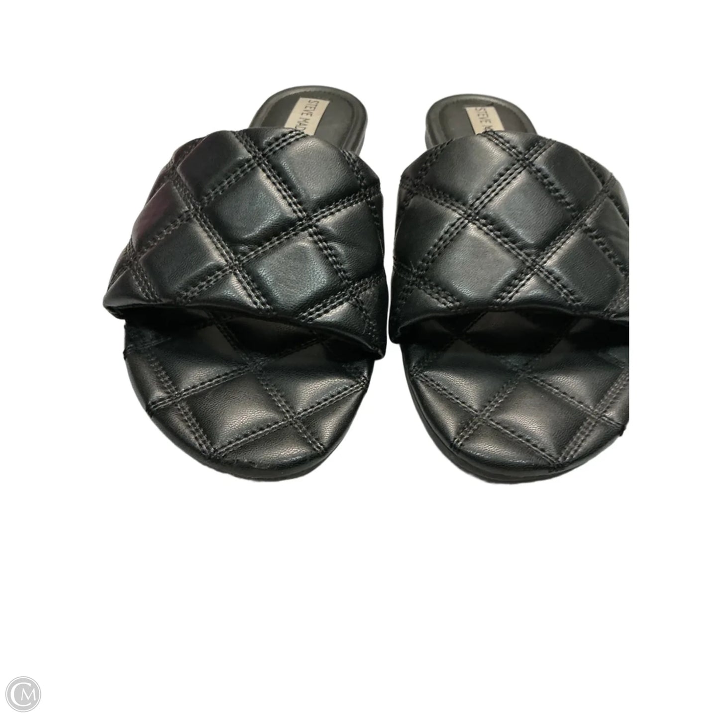 Sandals Flats By Steve Madden In Black, Size: 8.5