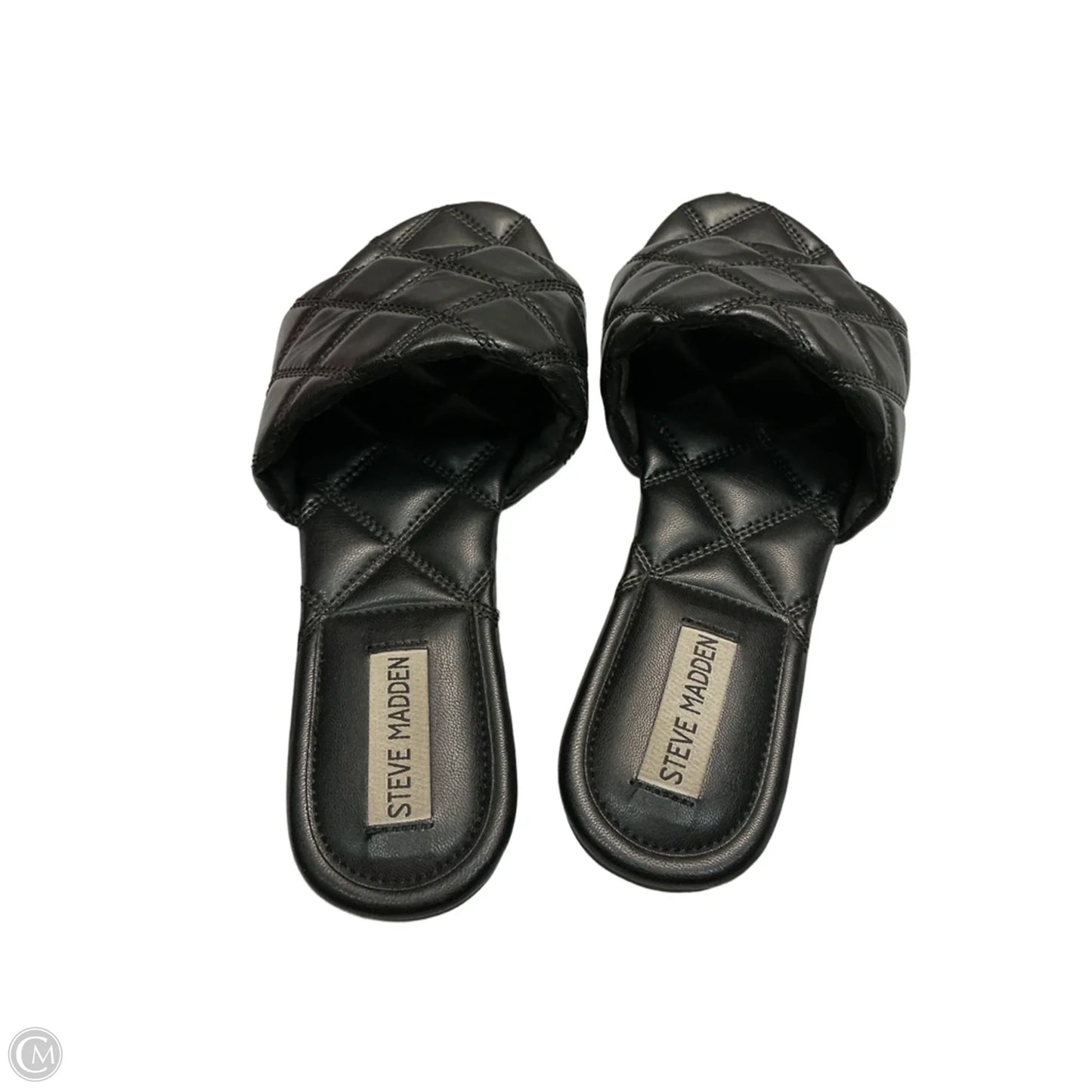 Sandals Flats By Steve Madden In Black, Size: 8.5