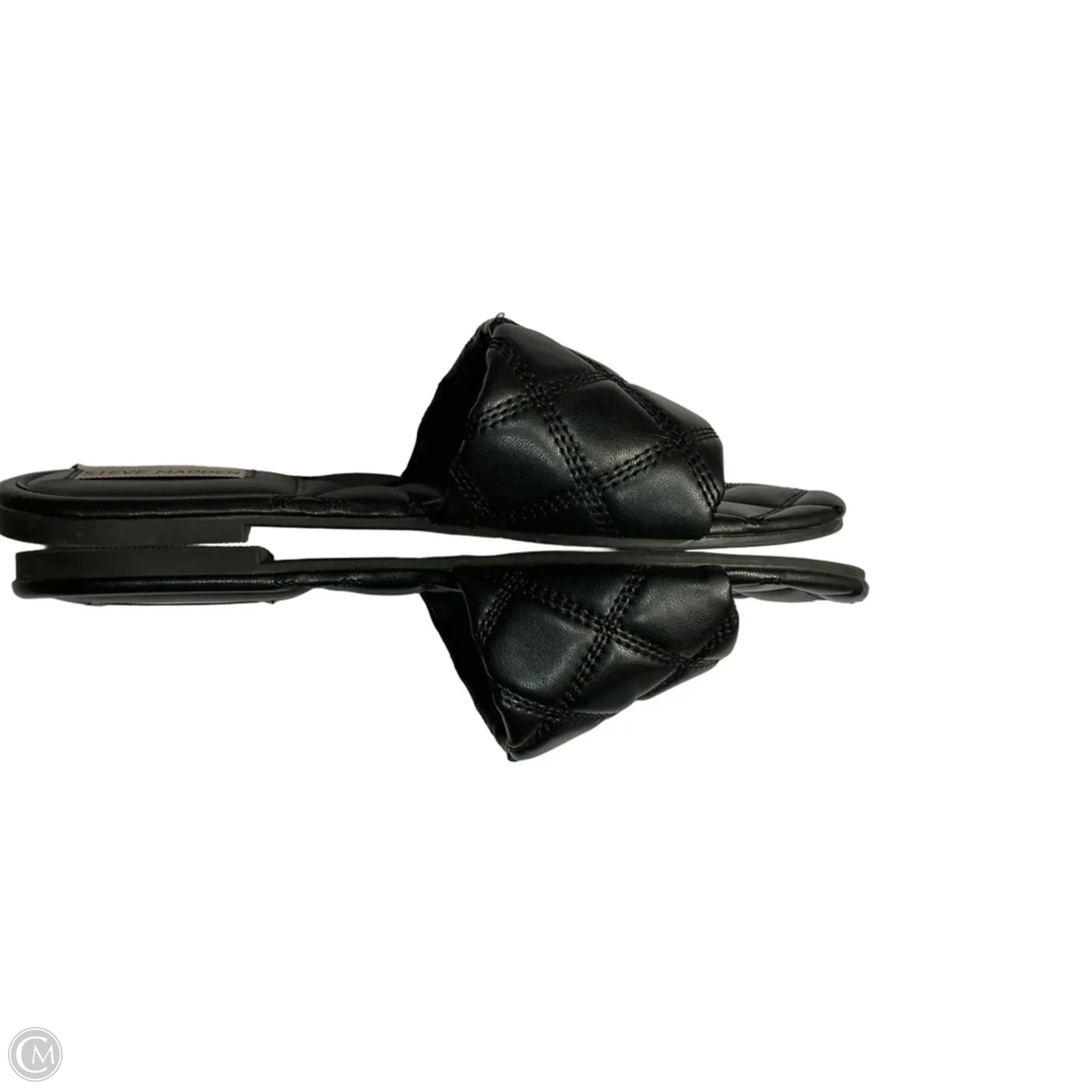 Sandals Flats By Steve Madden In Black, Size: 8.5