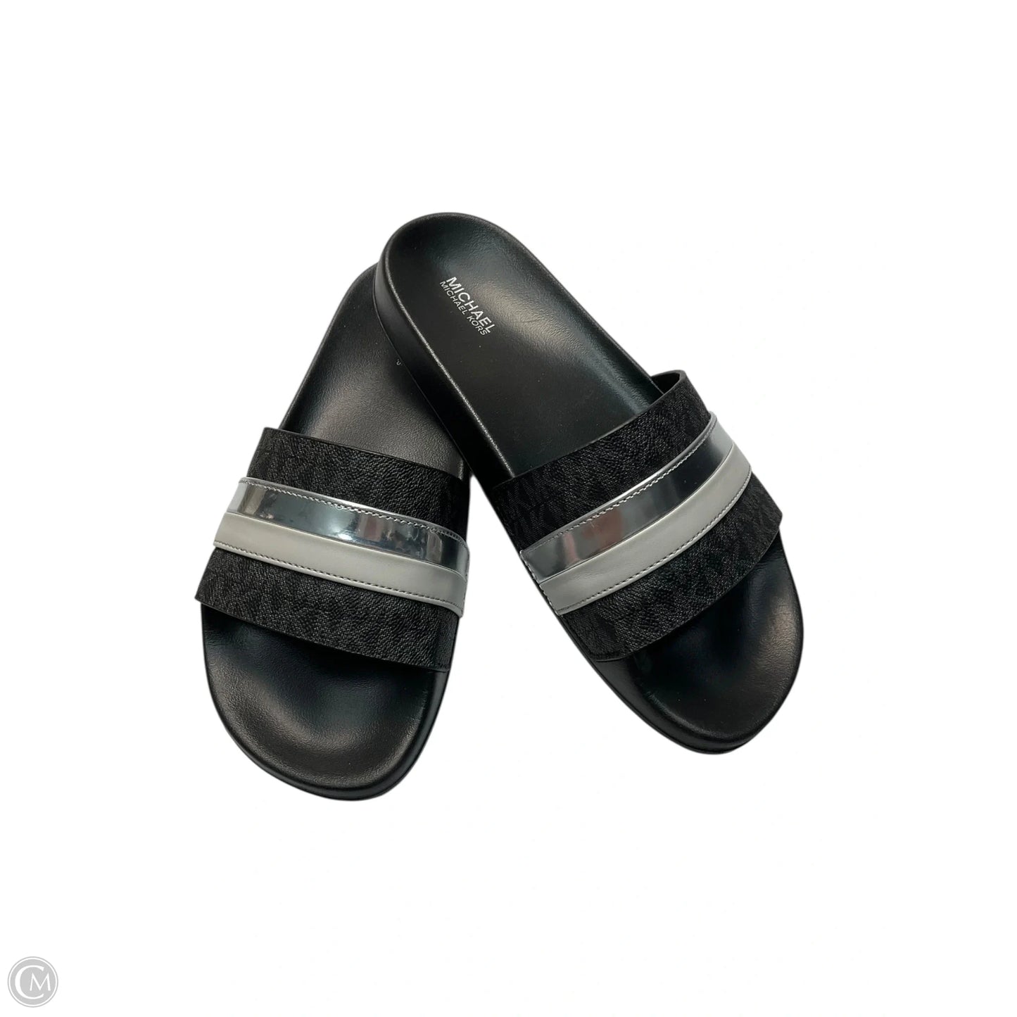 Sandals Flats By Michael By Michael Kors In Black, Size: 8