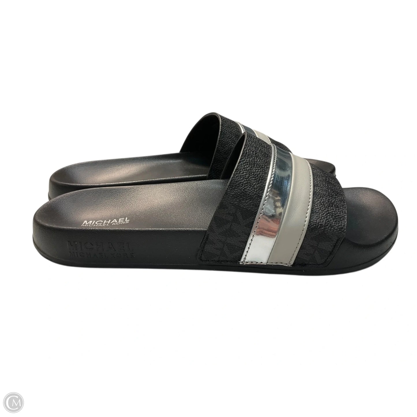 Sandals Flats By Michael By Michael Kors In Black, Size: 8