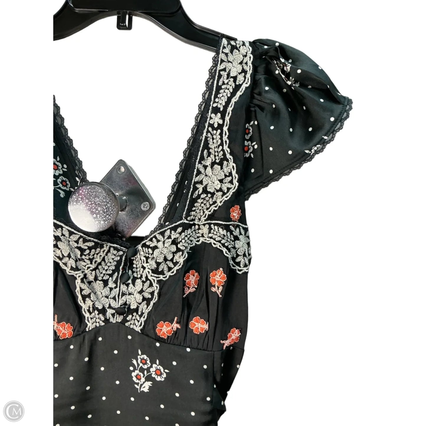 Dress Party Midi By Free People In Black & Red, Size: Xs
