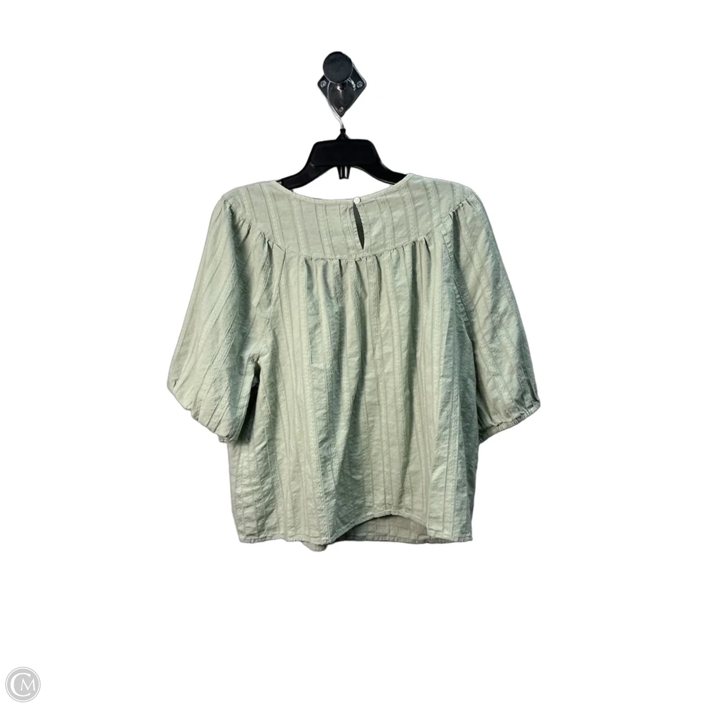 Top 3/4 Sleeve By Loft In Green, Size: Xl