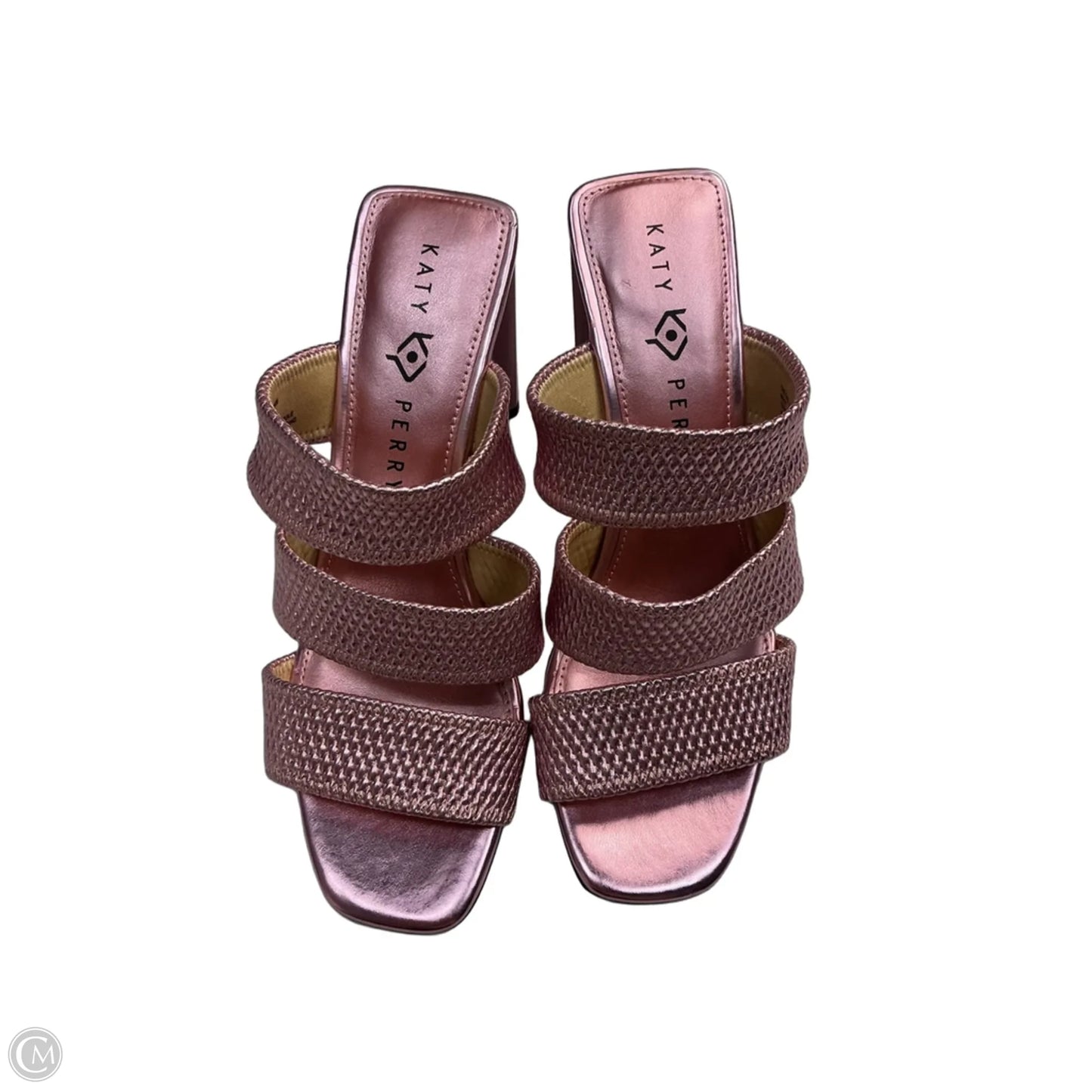 Sandals Heels Block By Katy Perry In Pink, Size: 9