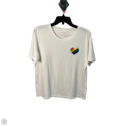 Top Short Sleeve Designer By Kate Spade In Multi-colored, Size: L