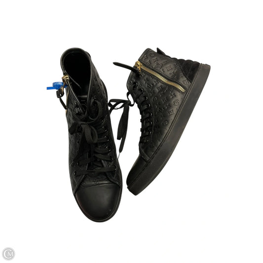 Shoes Luxury Designer By Louis Vuitton In Black, Size: 6