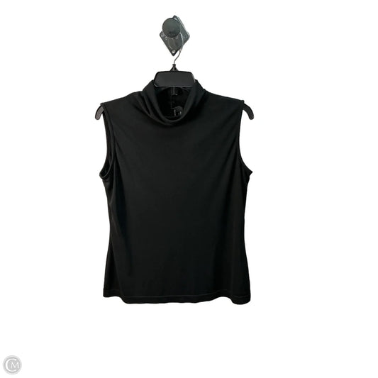 Top Sleeveless By St. John In Black, Size: M