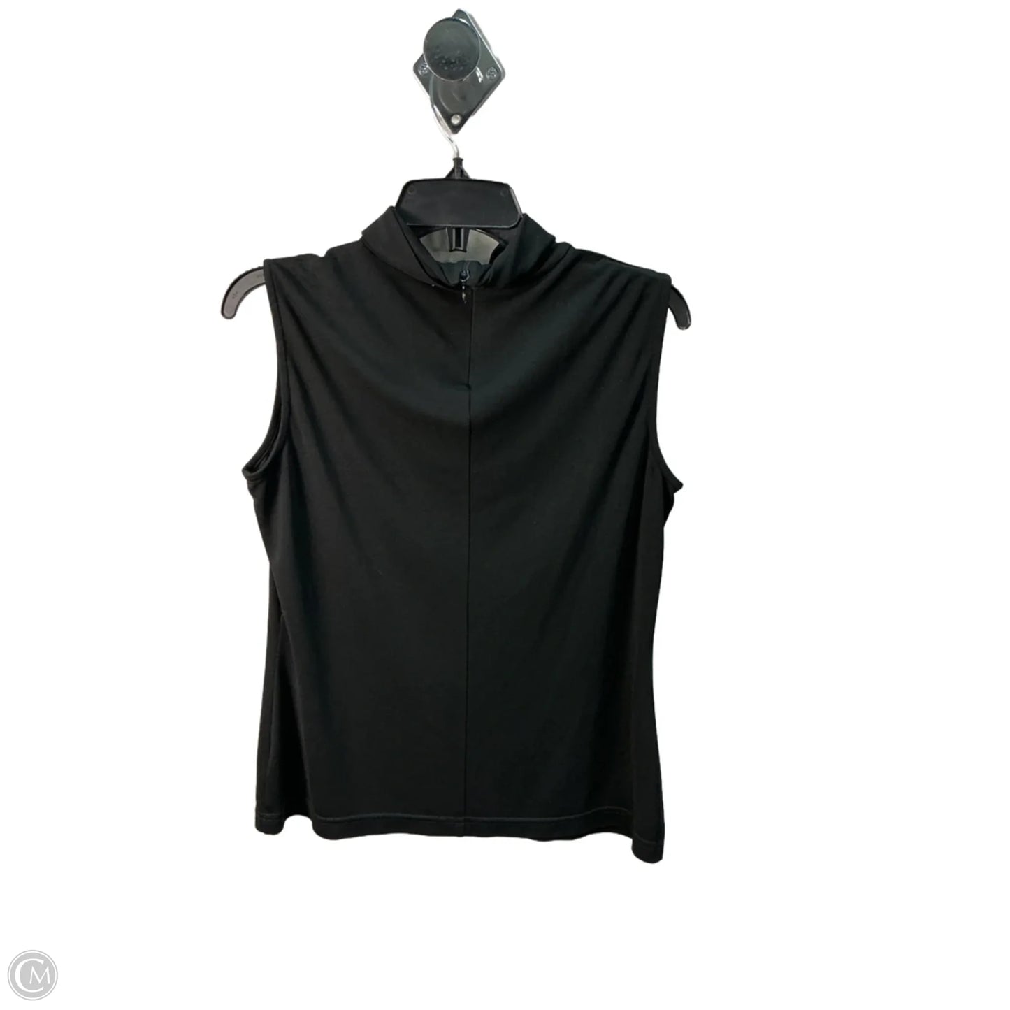Top Sleeveless By St. John In Black, Size: M