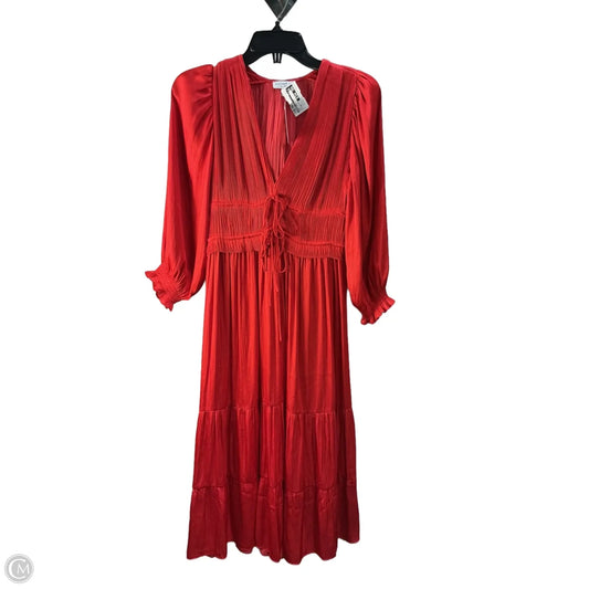 Dress Party Long By Current Air In Red, Size: Xs