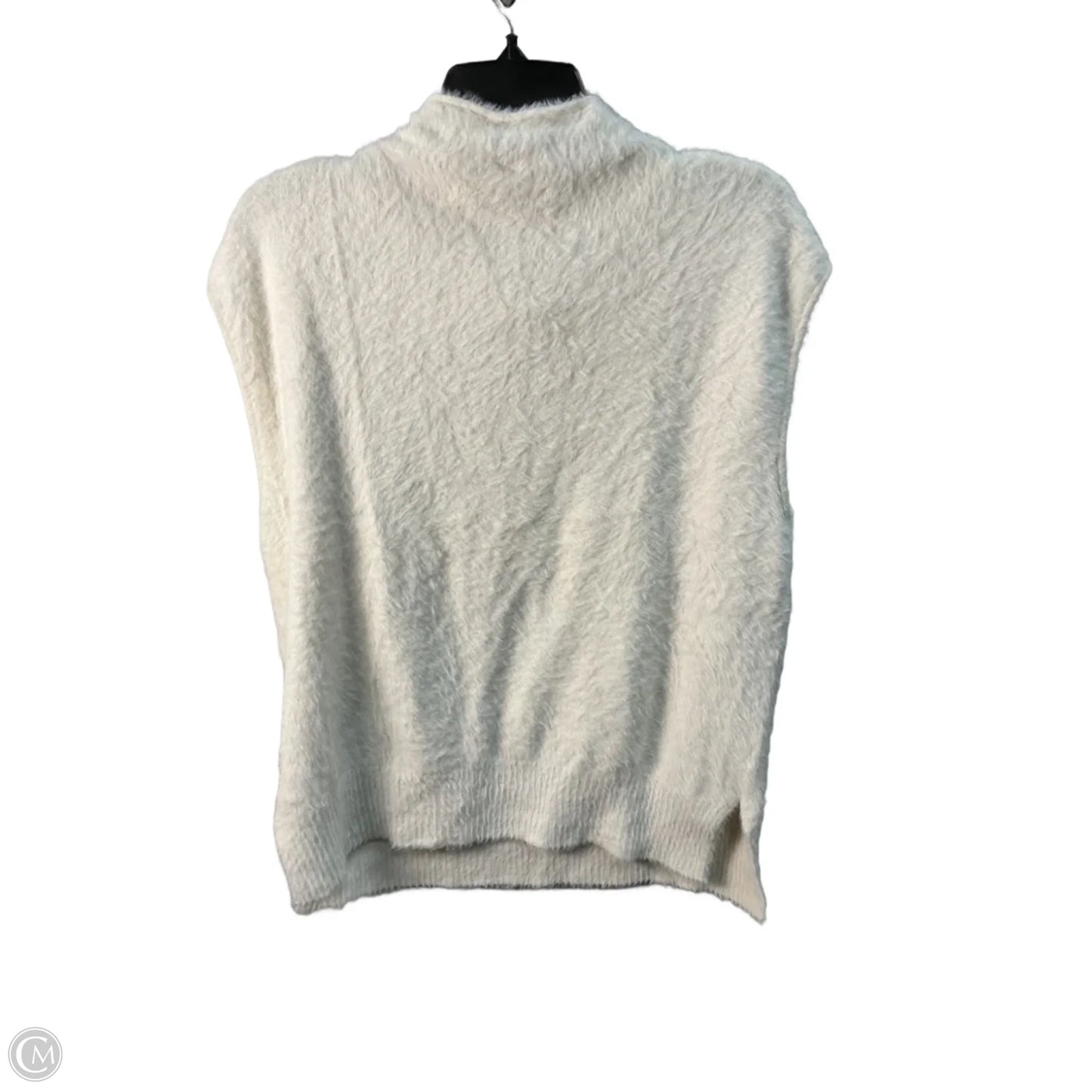 Top Sleeveless By Anthropologie In White, Size: M