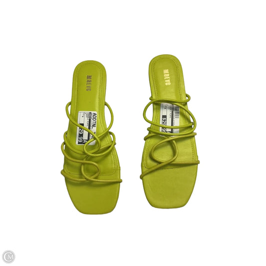 Sandals Flats By Maeve In Green, Size: 8