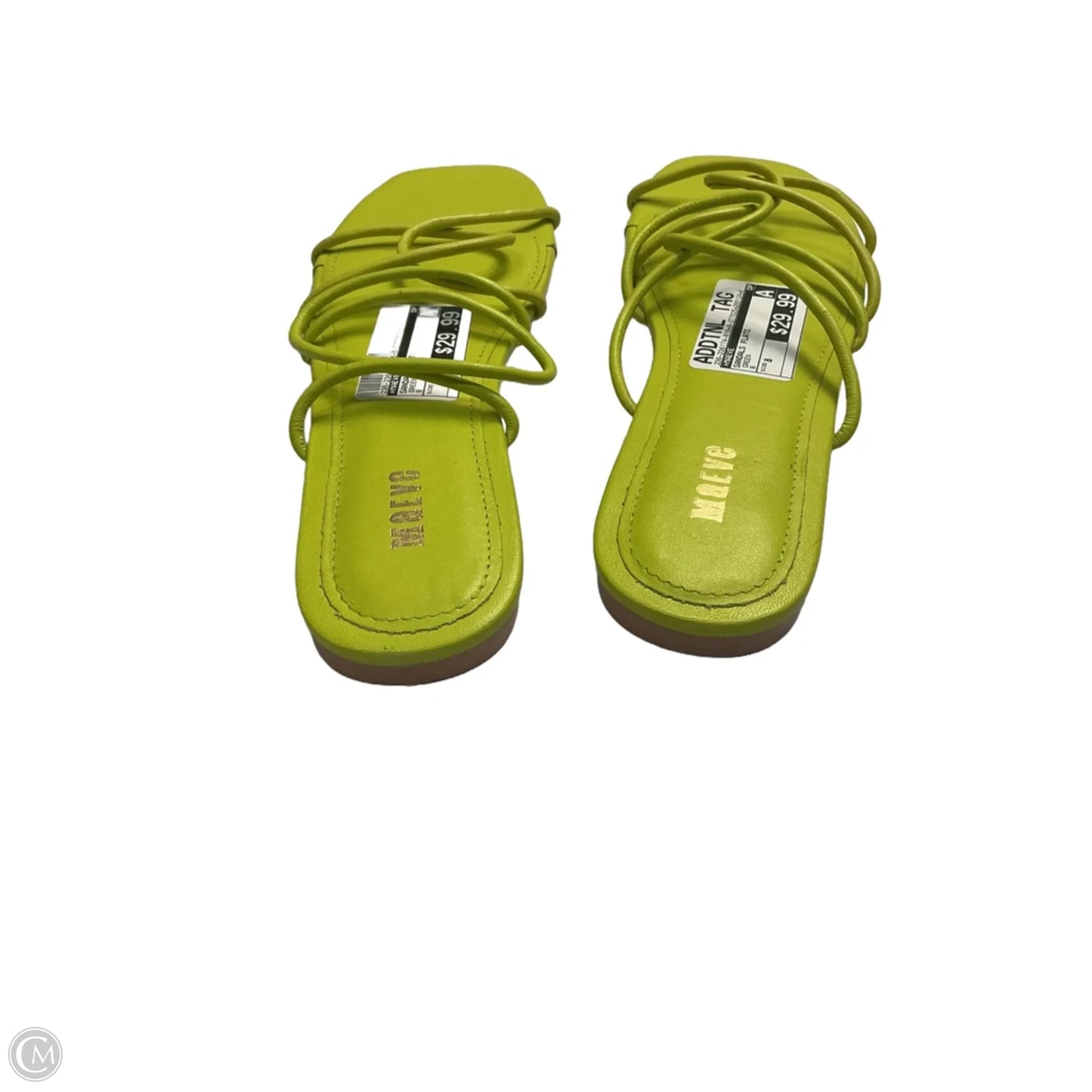 Sandals Flats By Maeve In Green, Size: 8