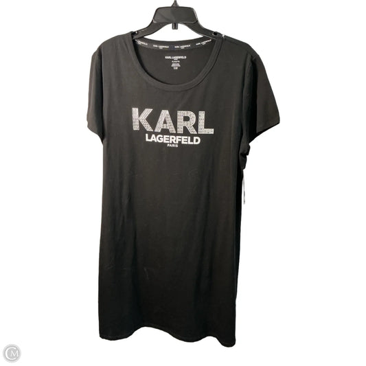 Dress Designer By Karl Lagerfeld In Black, Size: Xl