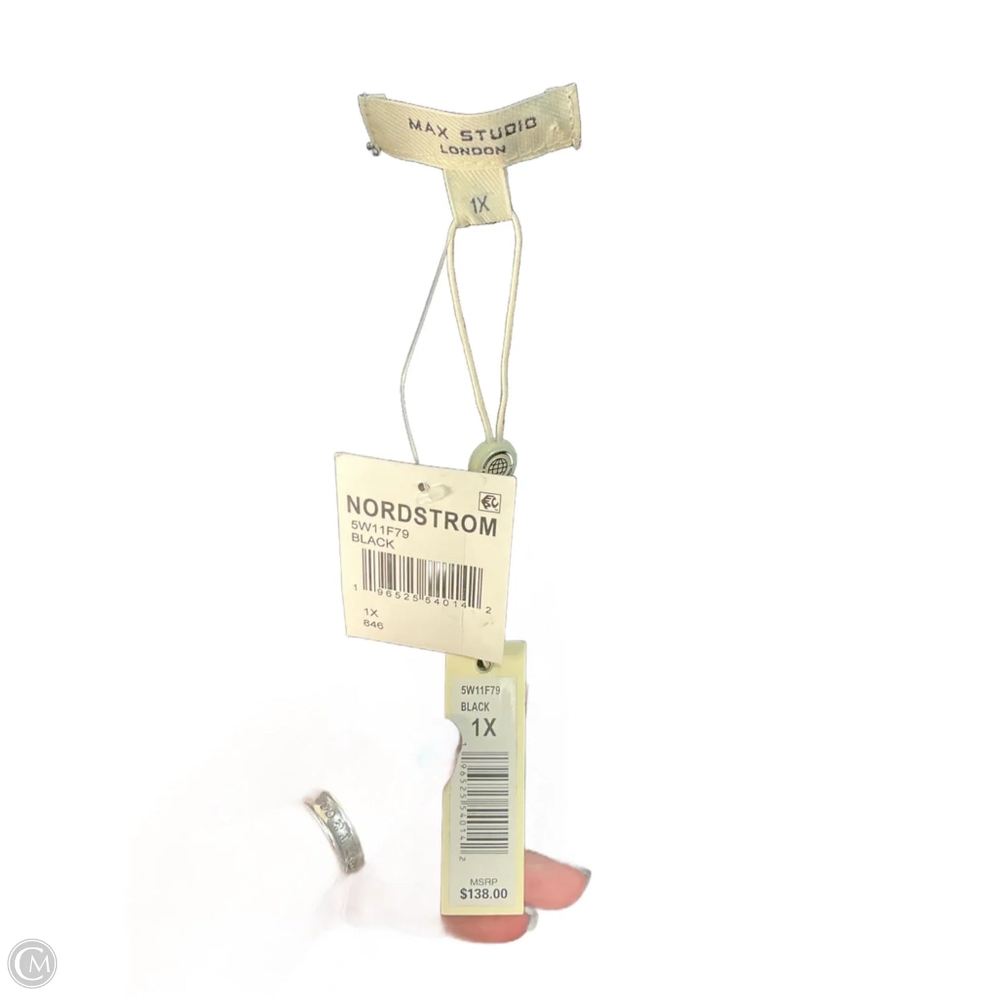 Top Long Sleeve By Max Studio In Black, Size: 1x