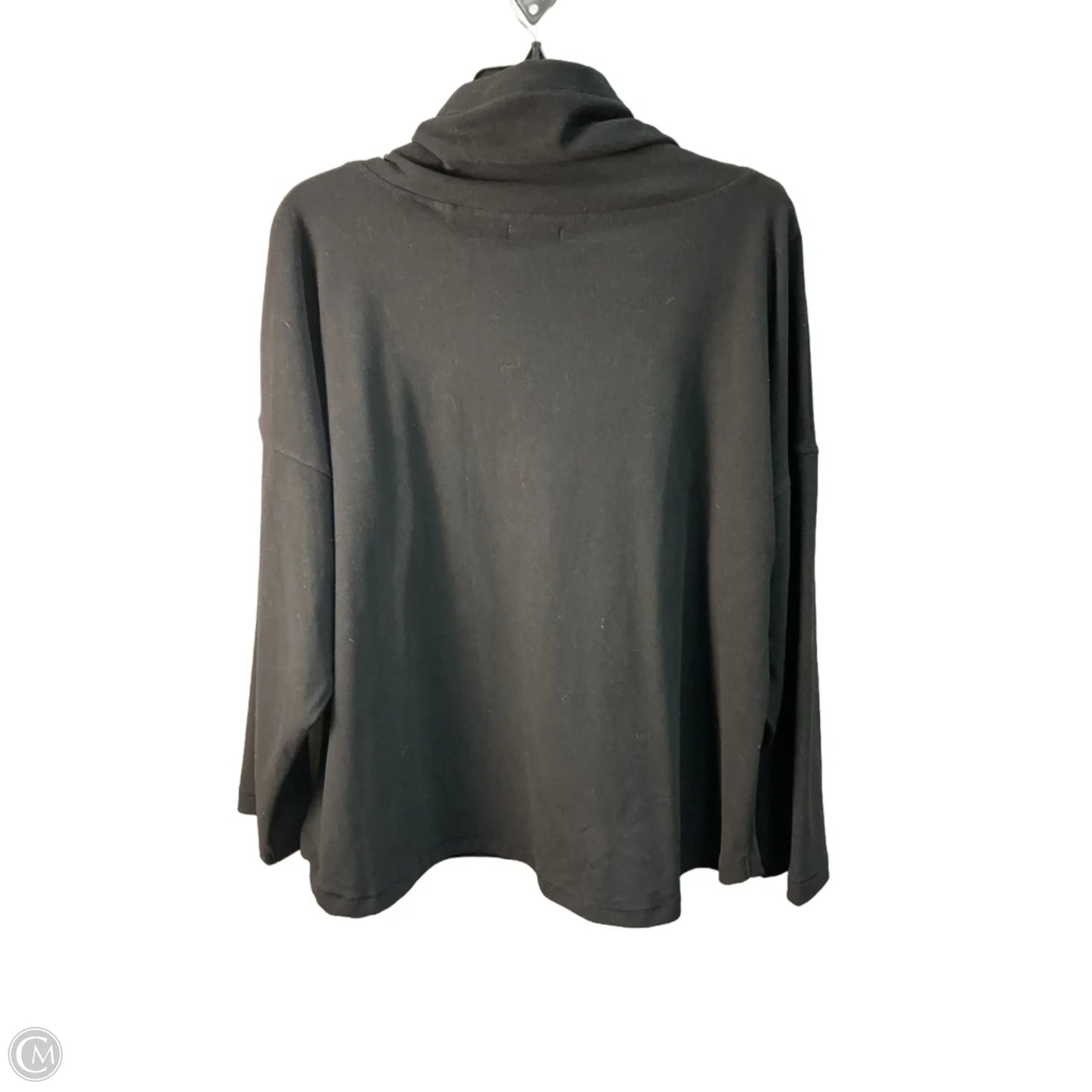 Top Long Sleeve By Max Studio In Black, Size: 1x